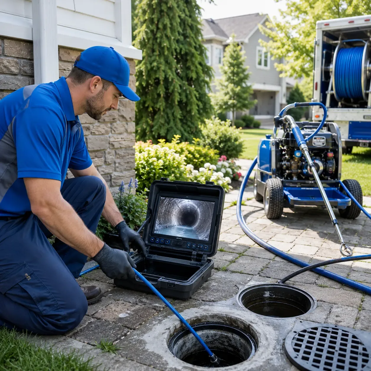 Outdoor drain cleaning professionals serving Wickhaven, PA